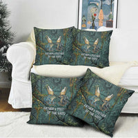 Nun and Naunet Egyptian Pillow Cover Serpent Abyss Design Primordial Gods of Ancient Waters
