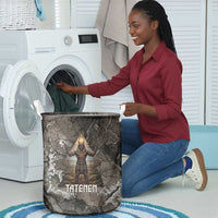 Tatenen Laundry Basket Rising Hand Design Egyptian God of Creation and Earth Emergence