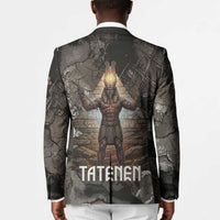 Tatenen Blazer Rising Hand Design Egyptian God of Creation and Earth Emergence