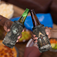 Tatenen 4 in 1 Can Cooler Tumbler Rising Hand Design Egyptian God of Creation and Earth Emergence