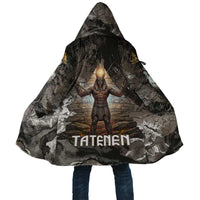Tatenen Cloak Rising Hand Design Egyptian God of Creation and Earth Emergence