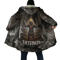 Tatenen Cloak Rising Hand Design Egyptian God of Creation and Earth Emergence