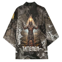 Tatenen Kimono Rising Hand Design Egyptian God of Creation and Earth Emergence