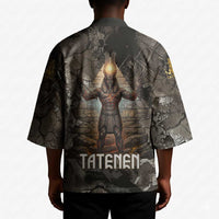 Tatenen Kimono Rising Hand Design Egyptian God of Creation and Earth Emergence