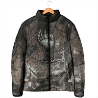 Tatenen Padded Jacket Rising Hand Design Egyptian God of Creation and Earth Emergence