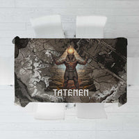 Tatenen Tablecloth Rising Hand Design Egyptian God of Creation and Earth Emergence