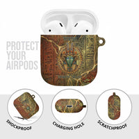 Tatenen Ancient Egyptian AirPods Case Father of the Gods Design with Minerals