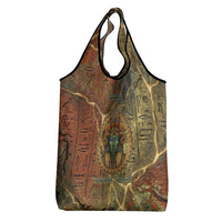 Tatenen Ancient Egyptian Grocery Bag Father of the Gods Design with Minerals