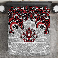 Canada Bedding Set Haida Art-Inspired Pattern Design
