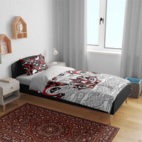 Canada Bedding Set Haida Art-Inspired Pattern Design