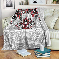 Canada Blanket Haida Art-Inspired Pattern Design