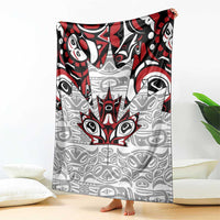Canada Blanket Haida Art-Inspired Pattern Design