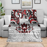 Canada Blanket Haida Art-Inspired Pattern Design