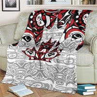 Canada Blanket Haida Art-Inspired Pattern Design