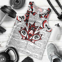 Canada Men Tank Top Haida Art-Inspired Pattern Design