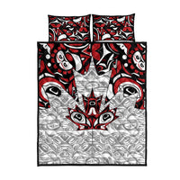 Canada Quilt Bed Set Haida Art-Inspired Pattern Design