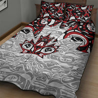 Canada Quilt Bed Set Haida Art-Inspired Pattern Design