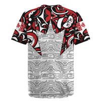 Canada Rugby Jersey Haida Art-Inspired Pattern Design
