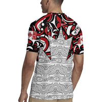 Canada Rugby Jersey Haida Art-Inspired Pattern Design