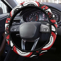 Canada Steering Wheel Cover Haida Art-Inspired Pattern Design