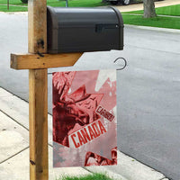 Canada Flag Garden Flag Caribou Design with National Symbol