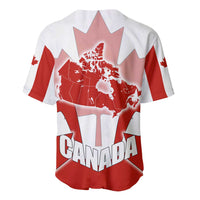 Canada Flag Baseball Jersey National Map & Symbolic Design