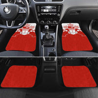 Canada Flag Car Mats National Map & Symbolic Design