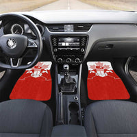 Canada Flag Car Mats National Map & Symbolic Design