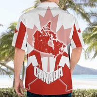 Canada Flag Hawaiian Shirt National Map & Symbolic Design