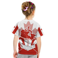 Canada Flag Kid T Shirt National Map & Symbolic Design