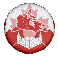 Canada Flag Spare Tire Cover National Map & Symbolic Design