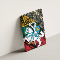 Lithuania's National Emblem Canvas Wall Art with Military Motifs - Army-Inspired Design