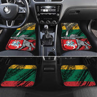 Lithuania's National Emblem Car Mats with Military Motifs - Army-Inspired Design