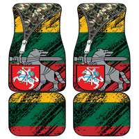 Lithuania's National Emblem Car Mats with Military Motifs - Army-Inspired Design