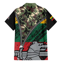 Lithuania's National Emblem Family Matching Mermaid Dress and Hawaiian Shirt with Military Motifs - Army-Inspired Design