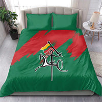Lithuania Emblem Bedding Set National Symbol with Traditional Patterns