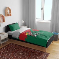 Lithuania Emblem Bedding Set National Symbol with Traditional Patterns