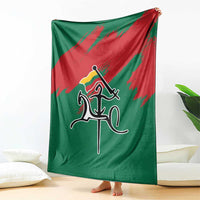 Lithuania Emblem Blanket National Symbol with Traditional Patterns