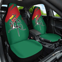 Lithuania Emblem Car Seat Cover National Symbol with Traditional Patterns