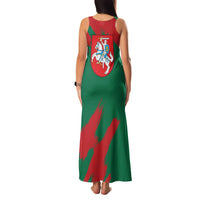 Lithuania Emblem Family Matching Tank Maxi Dress and Hawaiian Shirt National Symbol with Traditional Patterns
