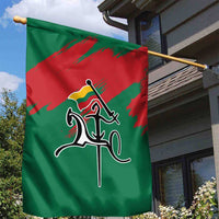 Lithuania Emblem Garden Flag National Symbol with Traditional Patterns