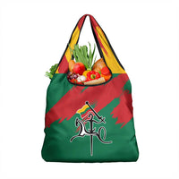 Lithuania Emblem Grocery Bag National Symbol with Traditional Patterns