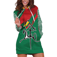 Lithuania Emblem Hoodie Dress National Symbol with Traditional Patterns