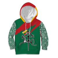 Lithuania Emblem Kid Hoodie National Symbol with Traditional Patterns
