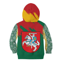 Lithuania Emblem Kid Hoodie National Symbol with Traditional Patterns