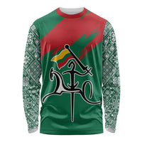 Lithuania Emblem Long Sleeve Shirt National Symbol with Traditional Patterns