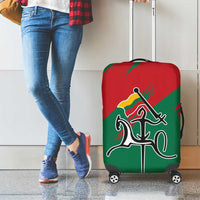 Lithuania Emblem Luggage Cover National Symbol with Traditional Patterns