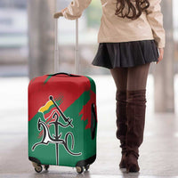 Lithuania Emblem Luggage Cover National Symbol with Traditional Patterns