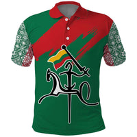 Lithuania Emblem Polo Shirt National Symbol with Traditional Patterns
