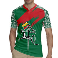 Lithuania Emblem Rugby Jersey National Symbol with Traditional Patterns